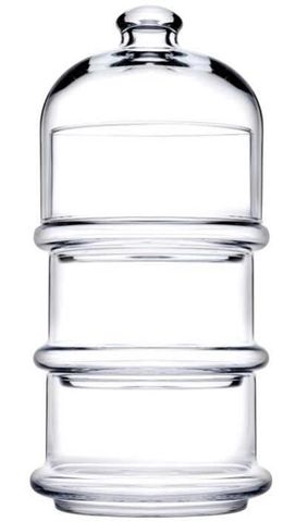 Set 3 hũ bánh xếp chồng mini Pasa