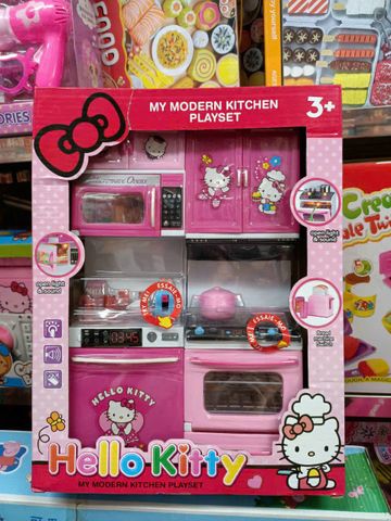 Đồ chơi nhà bếp có đèn và âm thanh, giao ngẫu nhiên 8921 Hello Kitty My Modern Kitchen play set 