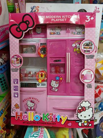 Đồ chơi nhà bếp có đèn và âm thanh, giao ngẫu nhiên 8921 Hello Kitty My Modern Kitchen play set 