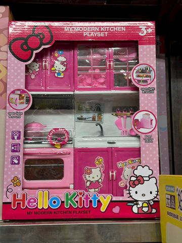 Đồ chơi nhà bếp có đèn và âm thanh, giao ngẫu nhiên 8921 Hello Kitty My Modern Kitchen play set 