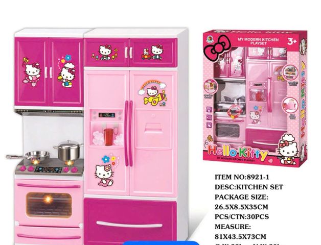 Đồ chơi nhà bếp có đèn và âm thanh, giao ngẫu nhiên 8921 Hello Kitty My Modern Kitchen play set 
