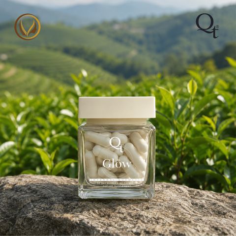 Viên uống trắng da, làm đều màu da toàn thân QT Glow 60 viên - Chính hãng New Zealand