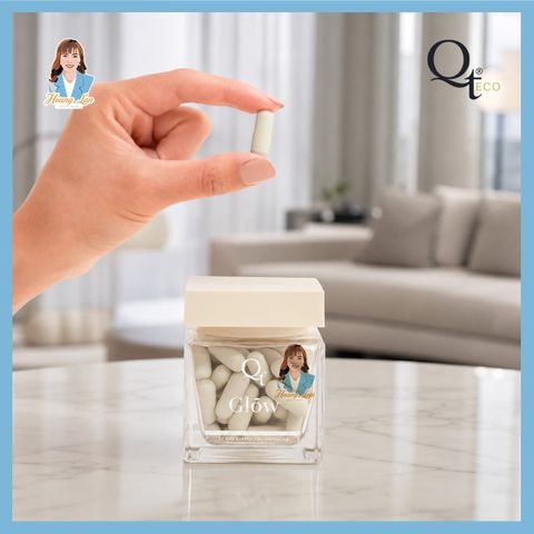 Viên uống trắng da, làm đều màu da toàn thân New Zealand QT Glow 60 viên