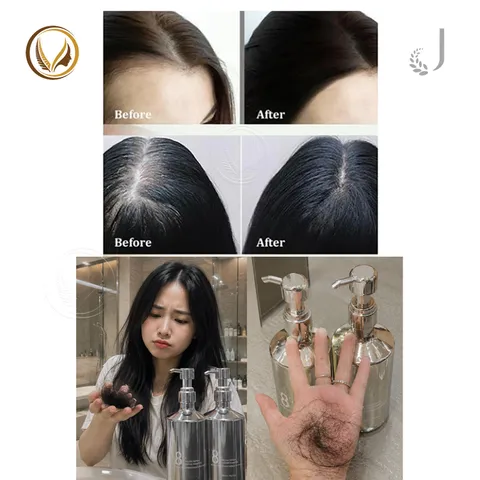 Mặt nạ tóc phục hồi hư tổn, giảm gãy rụng Jema Rose 8+ Minute Deluxe Repair Caviar Hair Mask 480ml