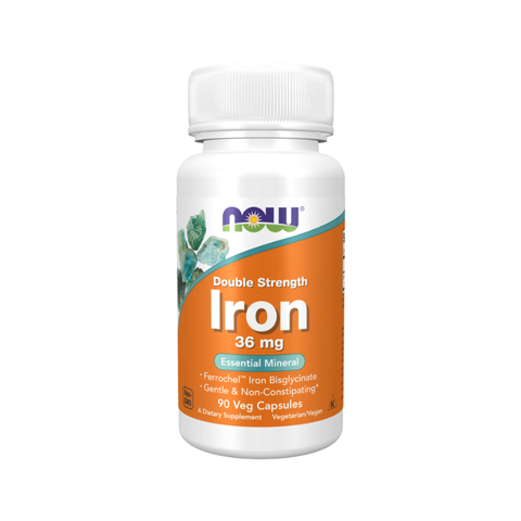 Viên uống Now Double Strength IRON 36mg 750166