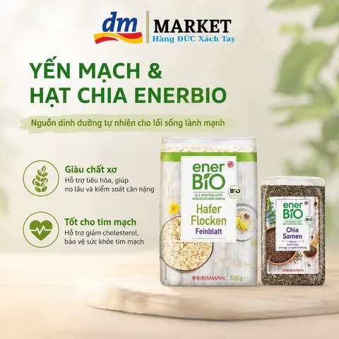 Hạt Chia Hữu Cơ Bio Đức 300g - Tăng Cường Sức Khỏe, Chống Oxy Hóa, Dinh Dưỡng Cho Bà Bầu và Trẻ Nhỏ