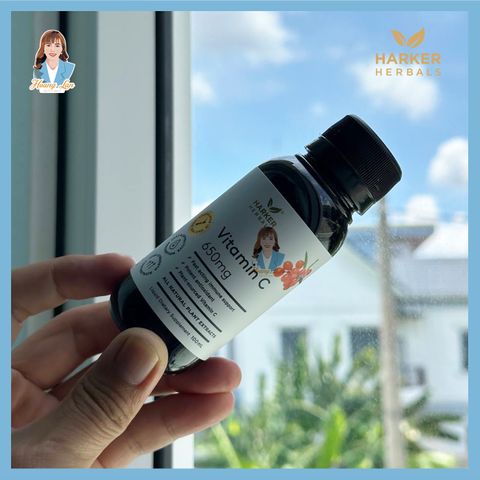 Siro bổ sung Vitamin C tăng đề kháng cho cả gia đình New Zealand Harker Herbals Vitamin C 650mg Syrup 100ml
