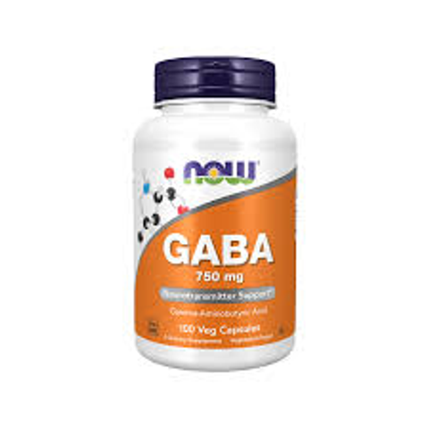 Viên uống Now GABA 750mg 100 viên