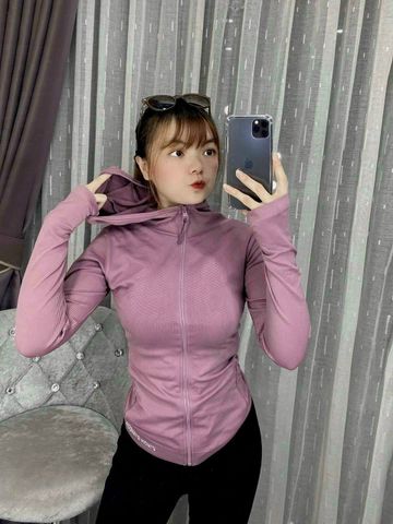 Áo Khoác C'MON GYMICON Có Túi Kéo Khóa Thể Thao Nữ