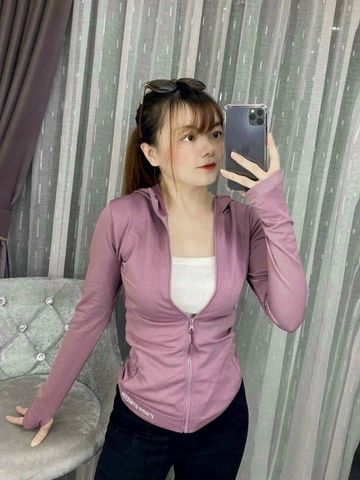 Áo Khoác C'MON GYMICON Có Túi Kéo Khóa Thể Thao Nữ