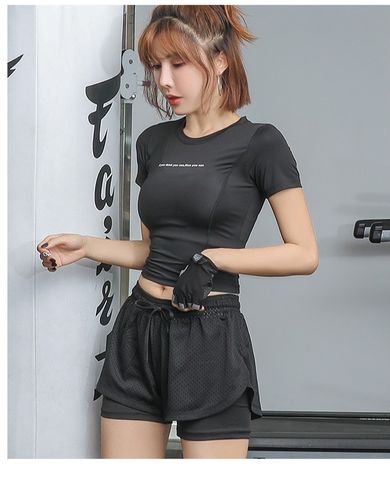 ÁO THUN CROPTOP NỮ TẬP GYM,YOGA, RUNING,ZUMBA,FITNESS, ĐI CHƠI