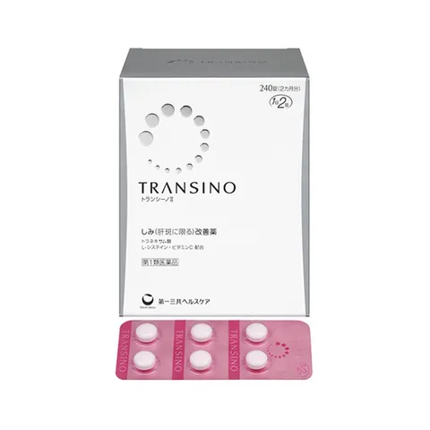 Viên uống Transino Whitening Nhật Bản 240v- Hỗ trợ trắng da, giảm nám, tàn nhang, làm mờ vết thâm, dưỡng da đẹp cho phụ nữ tuổi 30+ 750370