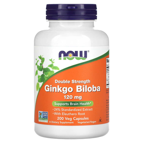 Viên uống NOW Foods Ginkgo Biloba Double Strength 120 mg 750407