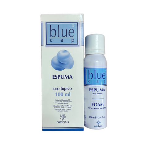 (CHÍNH HÃNG) Blue Cap Foam Dạng Bọt Cho Da Vảy Nến, Viem Da Cơ Địa, Viem Da Tiết Bã, Viem Da Dị Ứng - 100ml
