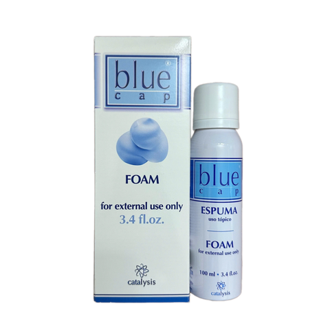 (CHÍNH HÃNG) Blue Cap Foam Dạng Bọt Cho Da Vảy Nến, Viem Da Cơ Địa, Viem Da Tiết Bã, Viem Da Dị Ứng - 100ml