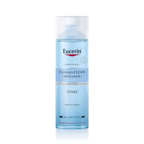 Nước hoa hồng cho da nhạy cảm Eucerin Dermatoclean Hyaluron Toner 200ml 750609