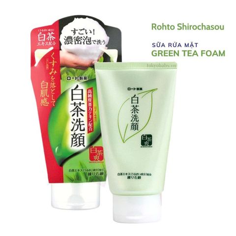 Sữa Rửa Mặt Trà Xanh Matcha Rohto Shirochaso