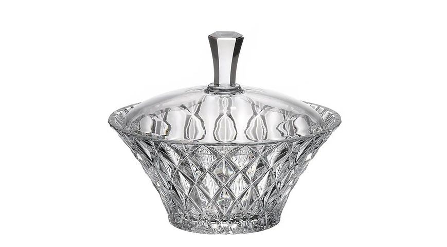 Thố Memphis trắng 19.5cm Crystal Bohemia