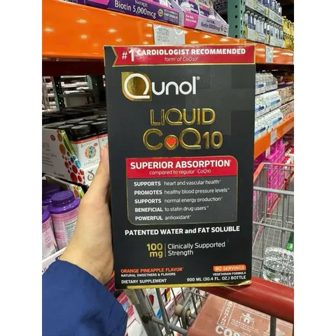 Qunol - Liquid Coq10 (Bổ Tim Dạng Nước 900ml ) Của Mỹ