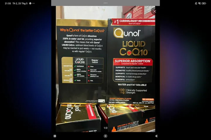 Qunol - Liquid Coq10 (Bổ Tim Dạng Nước 900ml ) Của Mỹ