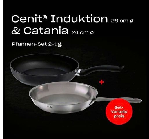  Set 2 chảo Fissler Catania Cenit Induktion