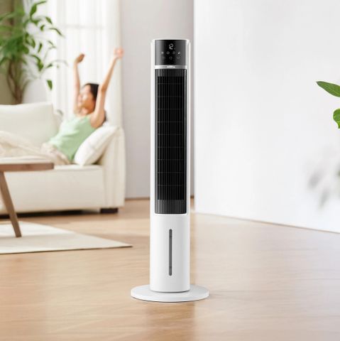 Máy Làm Mát Lọc Khí Ion Âm Haatz HydroIon Breeze Cooler HBC350 Quạt Tháp Haatz Điều Khiển Từ Xa - Hàng Chính Hãng