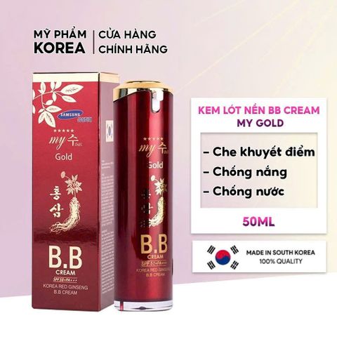 KEM NỀN BB CREAM HỒNG SÂM ĐỎ – LÀN DA ĐẸP TỰ NHIÊN,  SÁNG MỊN, CHE PHỦ KHUYẾT ĐIỂM , LỌ 50ML