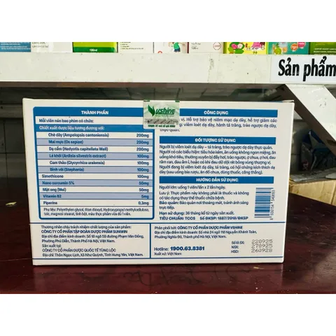 Dạ Dày ZENTAC hỗ trợ giảm viêm loét,hành tá tràng,trào ngược thực quản(Hộp 60viên)