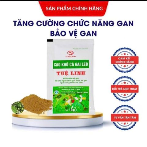 Cao Khô Cà Gai Leo Tuệ Linh_Giải rượu,hạ men gan, bảo vệ gan, ức chế viêm gan vi.rút, đưa về âm tính
