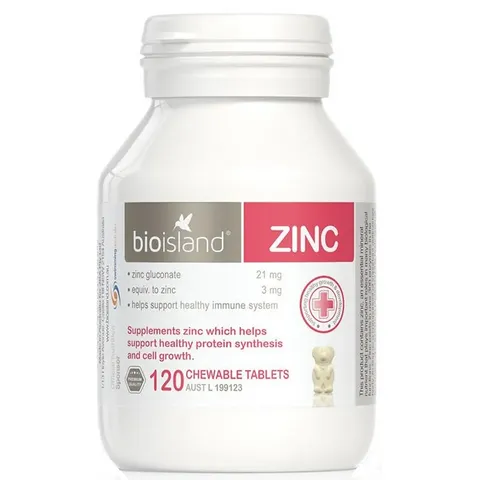 Kẹo nhai Bioisland Zinc vị sữa 751113