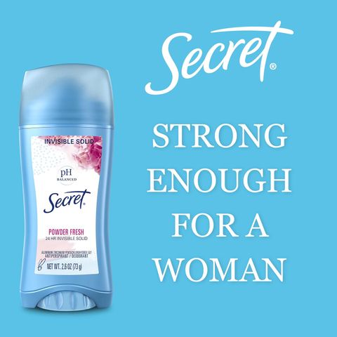 (Bao Test) Secret PH Balanced Berry Fresh Invisible Solid Chính Hãng