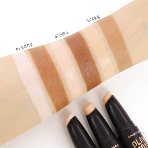(Hàng Chuẩn) Tạo Khối 2 Đầu Etude House Play 101 Stick Contour Duo - Phấn Trang Điểm Dễ Dàng, Tạo Điểm Nhấn Khuôn Mặt Rạng Rỡ, Tự Nhiên Màu 101 Chính hãng