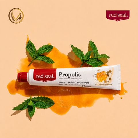 Kem đánh răng keo ong cổ điển Red Seal Propolis Toothpaste Classic Propolis 100g - Chính hãng New Zealand
