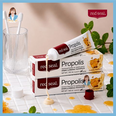 Kem đánh răng keo ong cổ điển New Zealand Red Seal Propolis Toothpaste Classic Propolis 100g