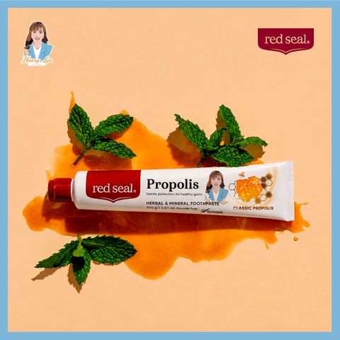 Kem đánh răng keo ong cổ điển New Zealand Red Seal Propolis Toothpaste Classic Propolis 100g