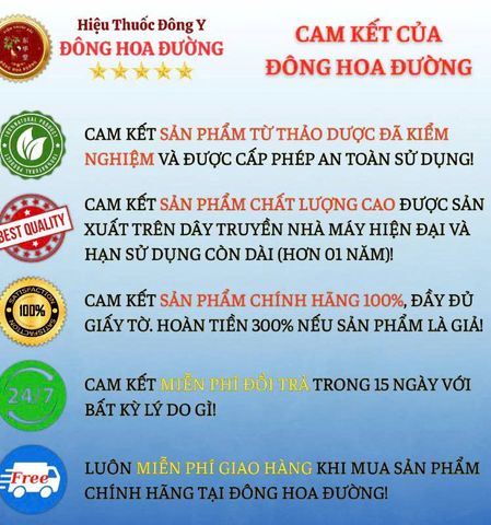 Giúp bổ huyết, điều hòa kinh nguyệt, giảm đau bụng kinh. VIÊN XUÂN NỮ BỔ HUYẾT VĨNH QUANG