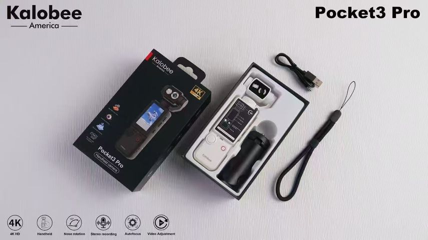 Camera cầm tay 4K Kalobee Pocket3 Pro ( tặng kèm thẻ nhớ 32Gb)