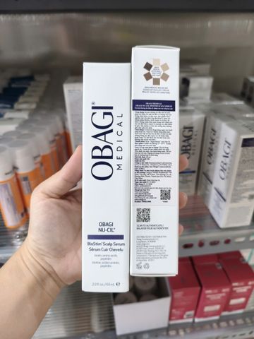 Serum Dưỡng Da Đầu & Nang Tóc Obagi Nu-cil® Biostim™ 60ml  dưỡng da đầu khỏe mạnh, bảo vệ nang tóc, giảm tình trạng tóc thưa mỏng và đứt gãy thương hiệu mỹ