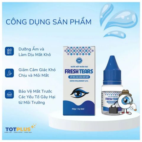 Nước Mắt Nhân Tạo FRESH TEARS - HGSG Pharma - Lọ 5ml