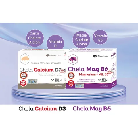 Bộ 2 Hộp Canxi Chela Calcium D3 Và Chela Mag B6 - Thực Phẩm Bảo Vệ Sức Khỏe Nhập Khẩu Châu Âu
