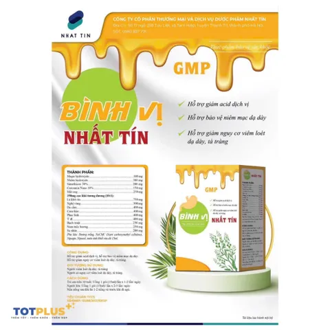 Bình Vị Nhất Tín – Hỗ Trợ Giảm Acid Dạ Dày,Bảo Vệ Niêm Mạc, Giảm Nguy Cơ Viêm Loét Dạ Dày Tá Tràng