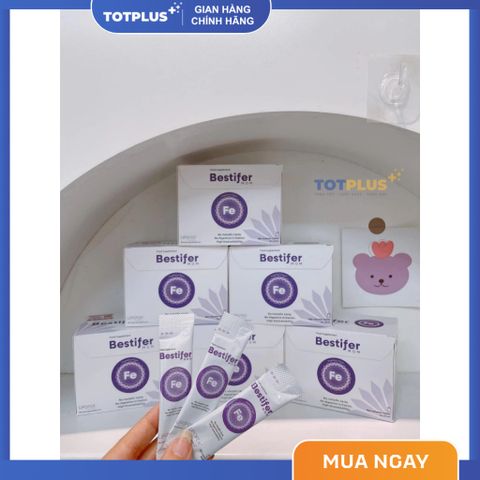 Sắt Bestifer Mom - Bổ Sung Sắt Dễ Hấp Thu, Giảm Thiếu Máu, Không Táo Bón