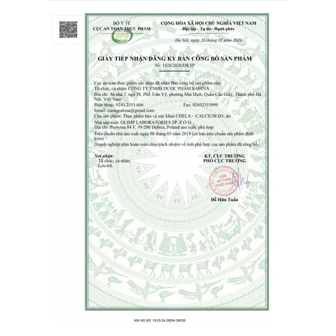 Chela Calcium D3 - Bổ sung Canxi Hữu Cơ Bisglycinate & D3 Hấp Thu Tốt Cho Bà Bầu & Người Cần Bổ Sung