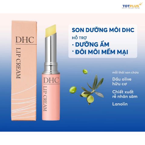 Son Dưỡng Môi DHC Lip Cream Không Màu - Thỏi 1.5g - Hàng Chính Hãng