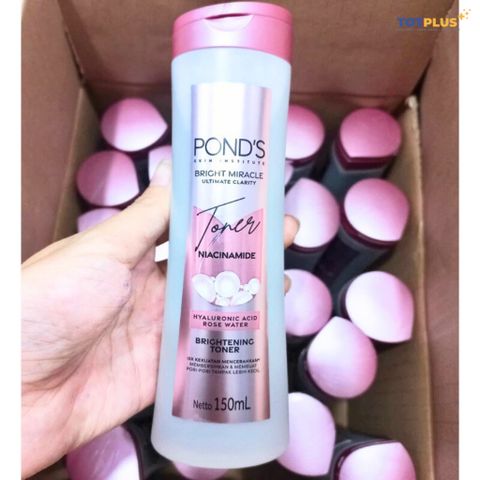 Nước hoa hồng Pond’s bright miracle niacinamide toner 150ml