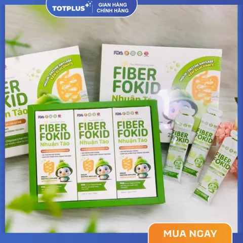 Fiber Fokid Nhuận Táo – Bổ Sung Chất Xơ, Giúp Bé Cải Thiện Táo Bón, Nhuận Tràng