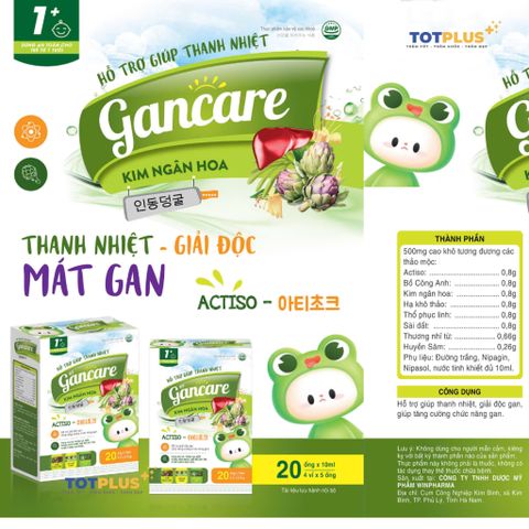 NT Gancare – Hỗ Trợ Mát Gan, Thanh Nhiệt, Giải Độc Gan Cho Trẻ Từ 1 Tuổi