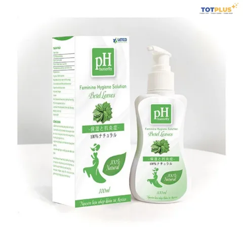 Dung Dịch Vệ Sinh Phụ Nữ PH Butterfly Hương Lá Trầu - Làm Sạch Dịu Nhẹ – Kháng Khuẩn – Cân Bằng pH