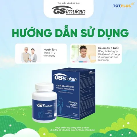 GS IMUKAN - Viên Uống Tăng Đề Kháng Cho Cả Nhà - Lọ 30 Viên
