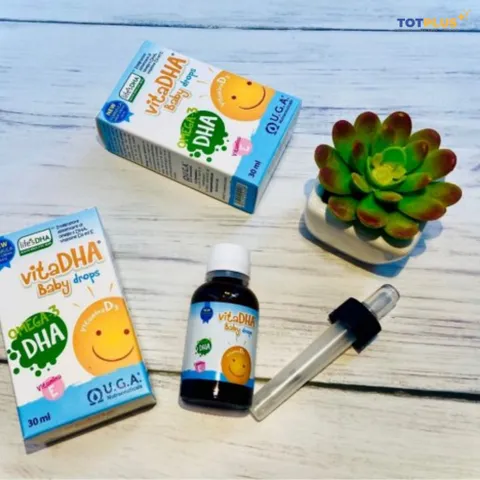 KHUYẾN MẠI Mua 2 Tặng 1 Hộp VitaDHA Baby Drops (HSD T10/2026) – Bổ sung DHA và Vitamin D3 Cho Bé